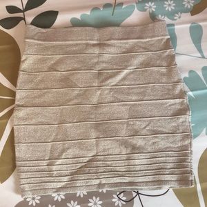 Bodycon skirt- gold sparkle